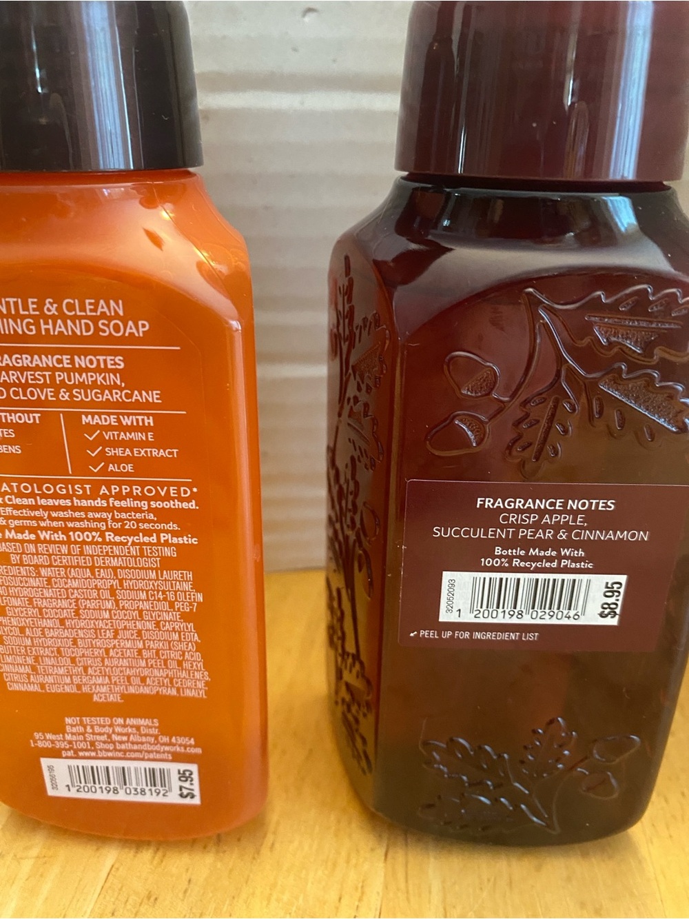 Bath & Body Works set foaming hand soaps Sweet Cinnamon Pumpkin & Apple Picking - Picture 5 of 5